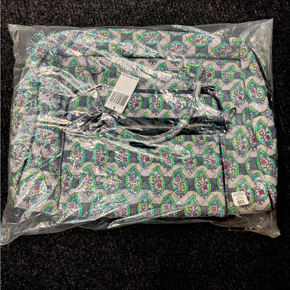 Vera Bradley Weekender Travel Bag
Paisley Stripes
New with tags
